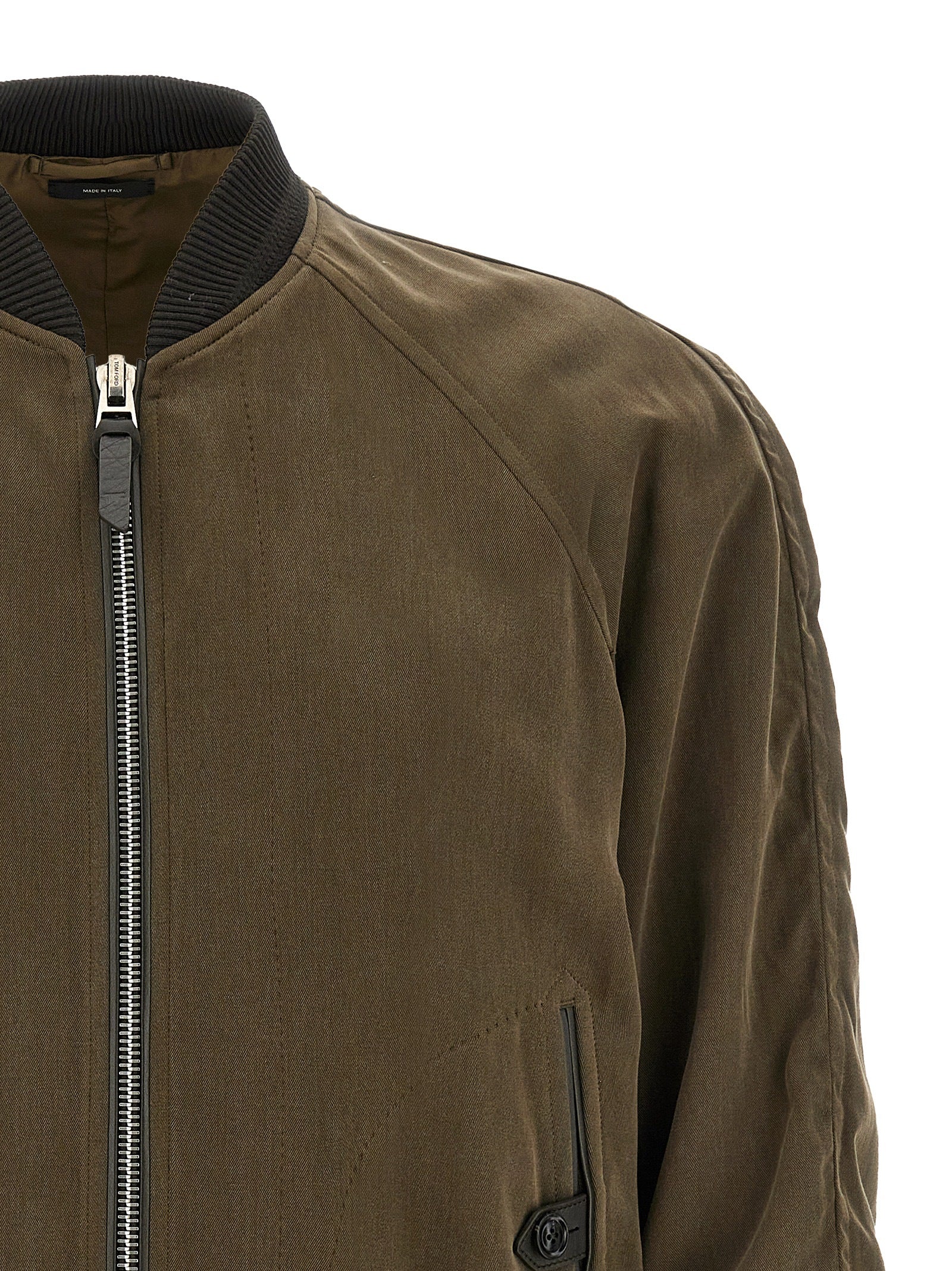 Tom Ford Gabardine Fluid Bomber Jacket