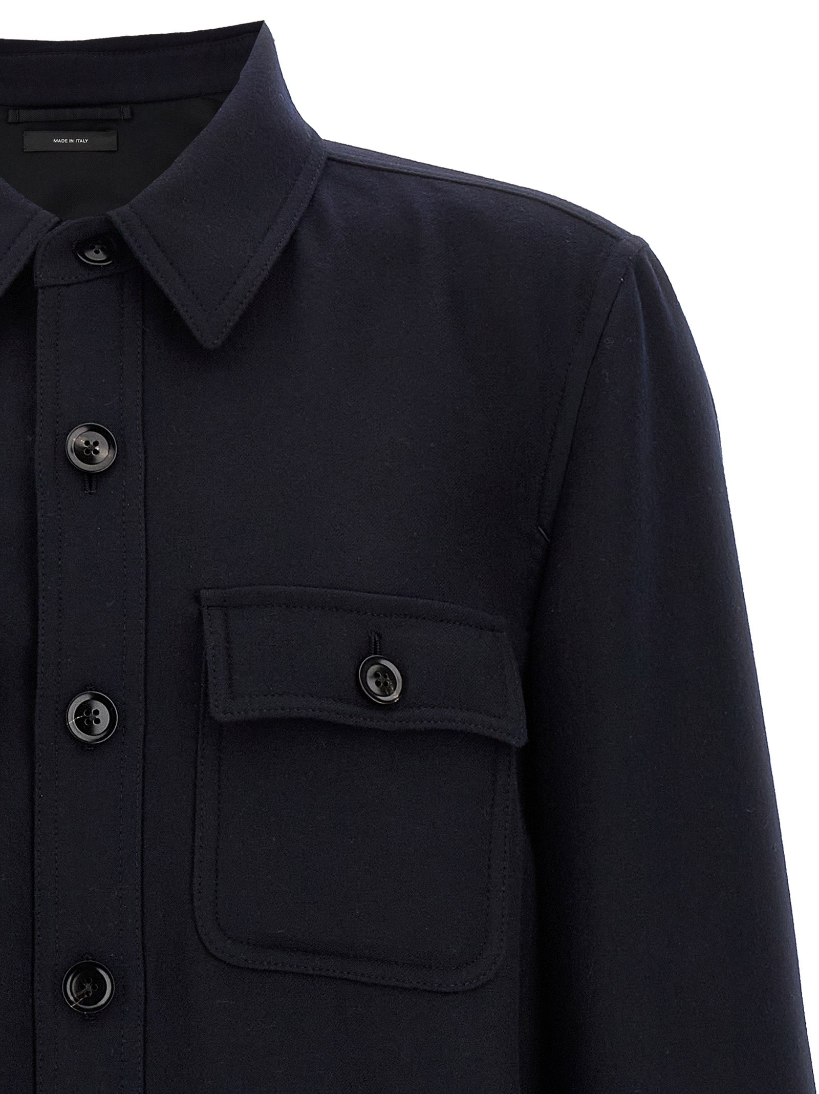 Tom Ford 'Double Splittable Light Wool' Overshirt
