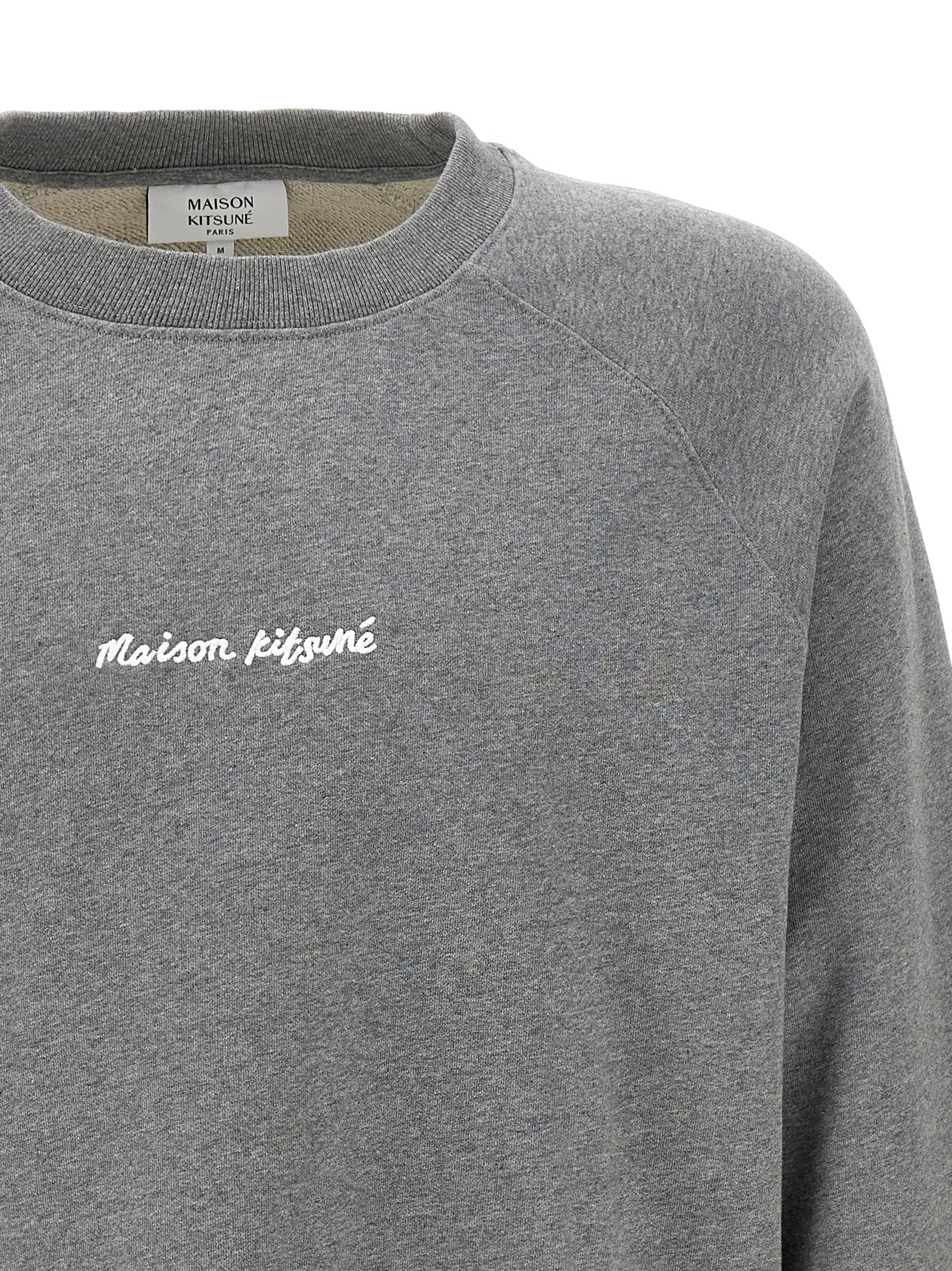 Maison Kitsune Logo Embroidery Sweatshirt