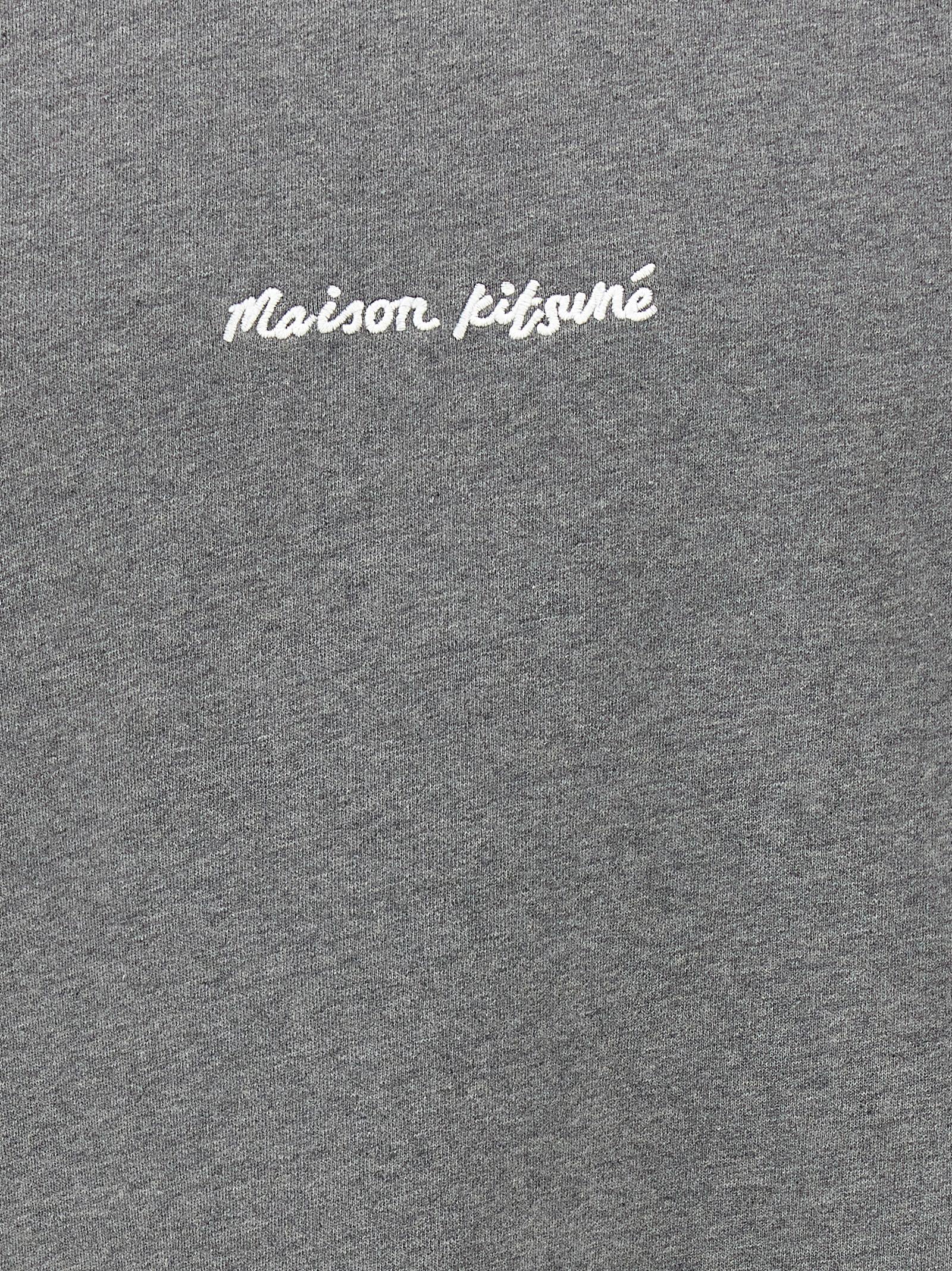 Maison Kitsune Logo Embroidery Sweatshirt