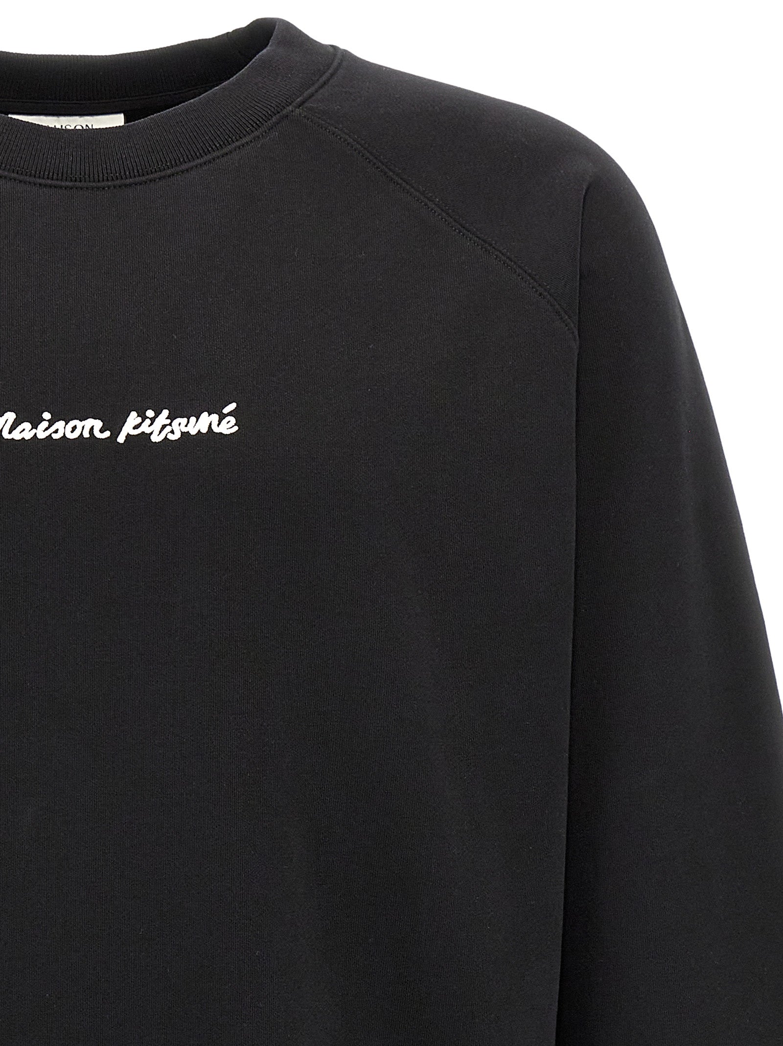 Maison Kitsune Logo Embroidery Sweatshirt