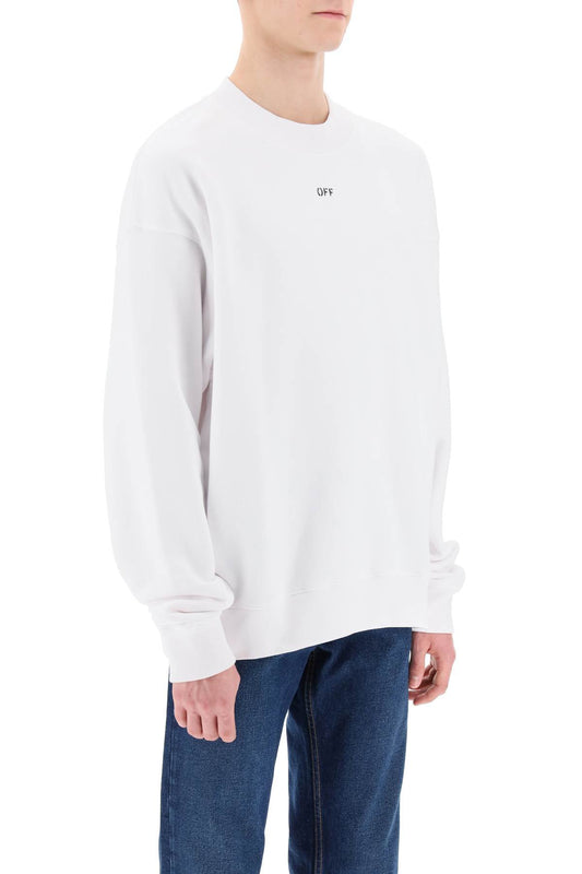 Off-White Skate Sweatshirt With Off Logo White