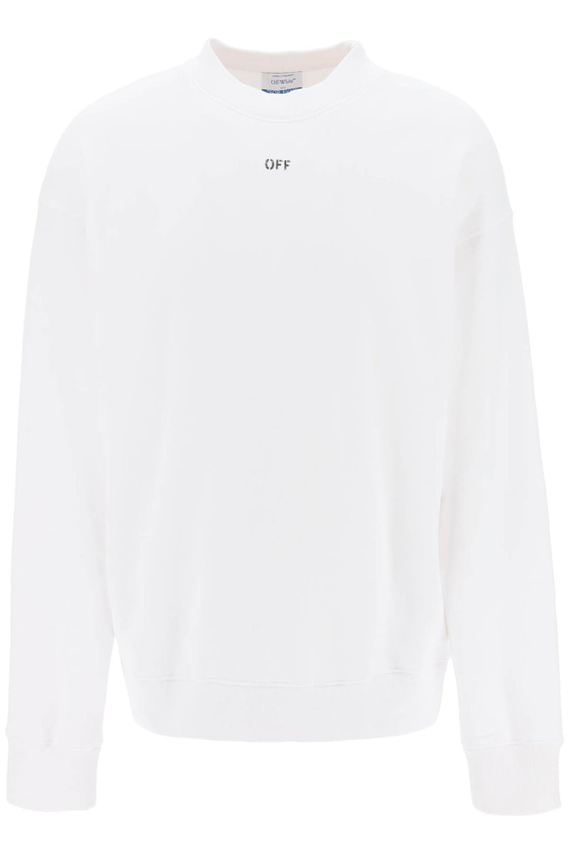 Off-White Skate Sweatshirt With Off Logo White