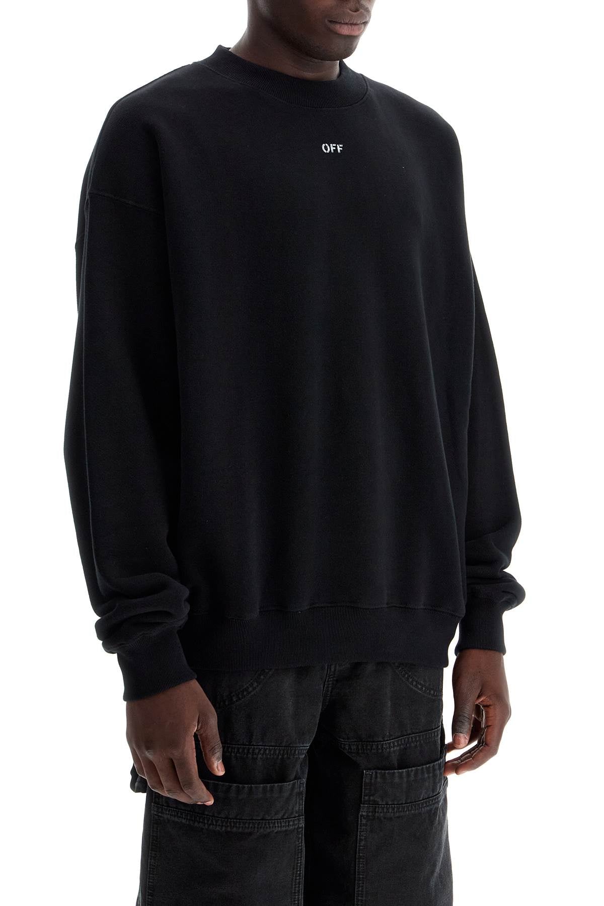 Off-White Off Printed Crewneck Sweatshirt