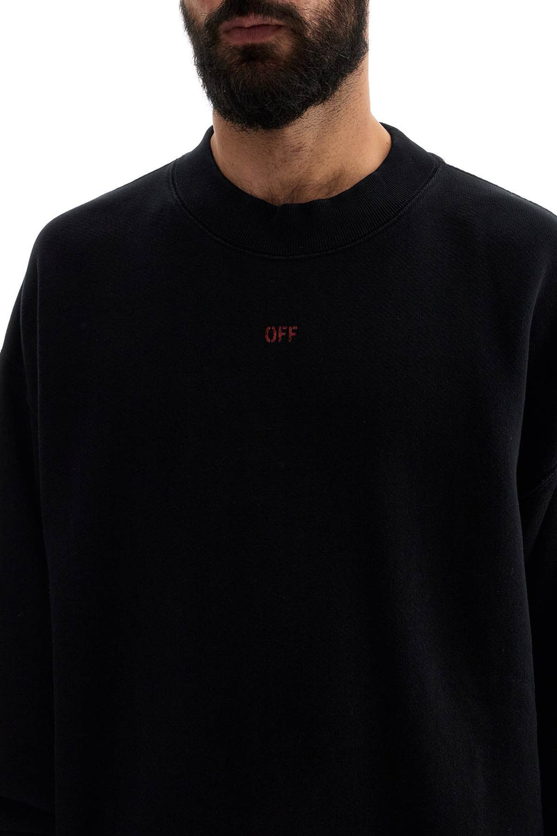 Off-White Oversized Crewneck Black