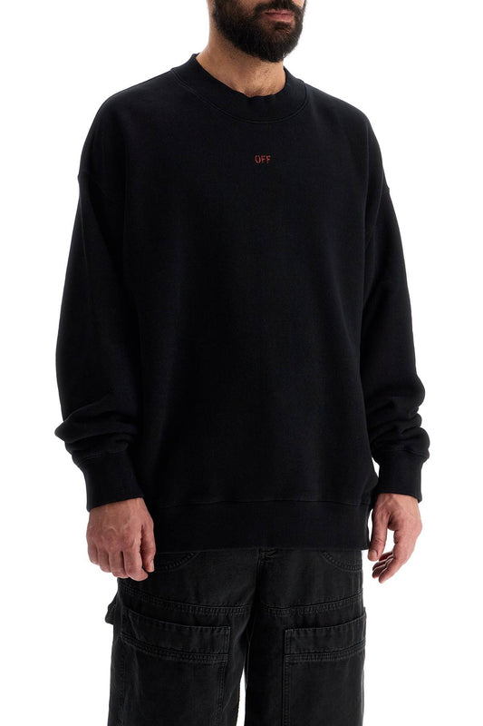 Off-White Oversized Crewneck Black