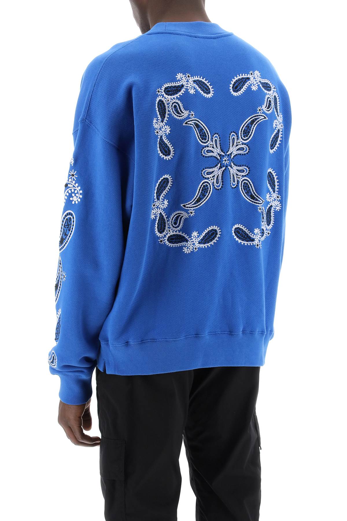 Off-White 'Arrow Bandana Crewneck Sweat