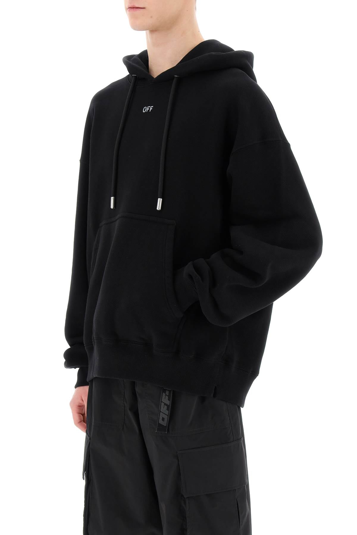 Off-White Skate Hoodie With Off Logo