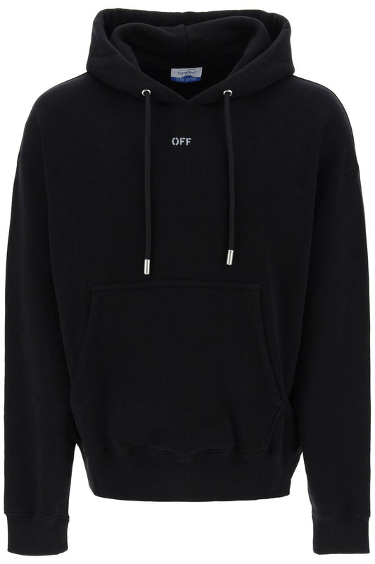 Off-White Skate Hoodie With Off Logo Black