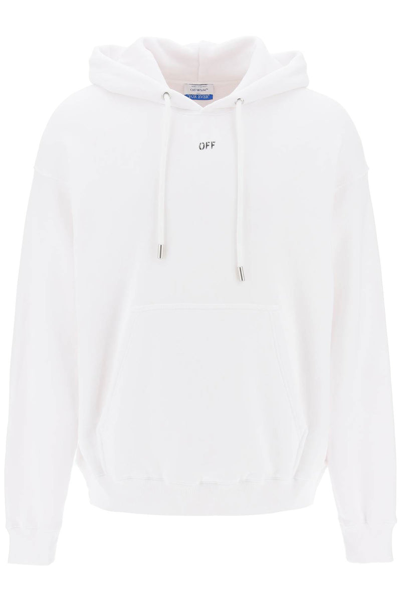 Off-White Skate Hoodie With Off Logo White