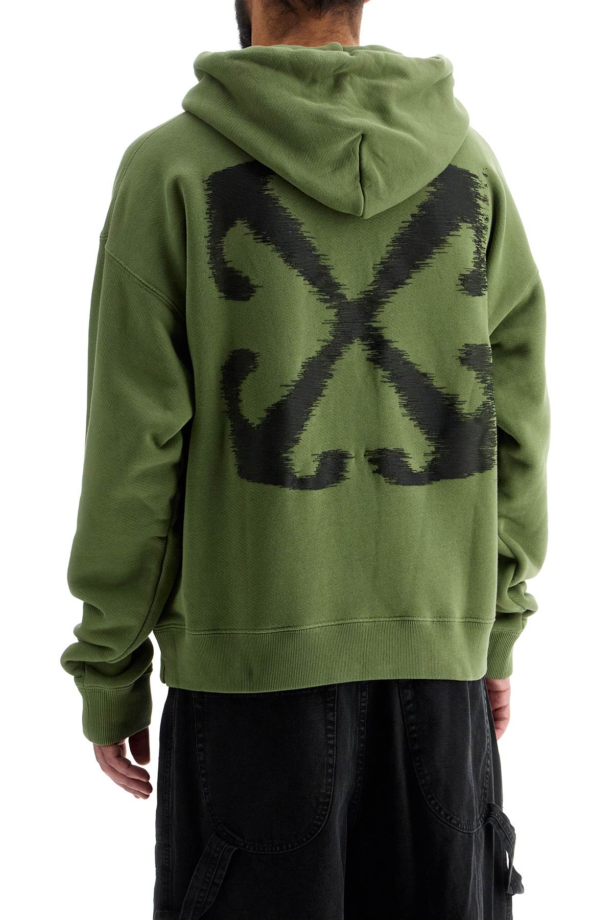 Off-White Windy Arrow Hoodie Green