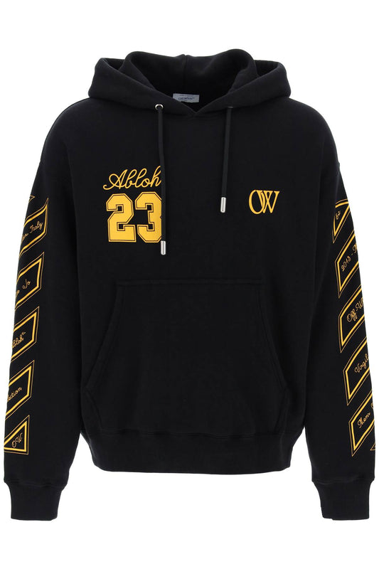 Off-White Skated Hoodie With Ow 23 Logo Black