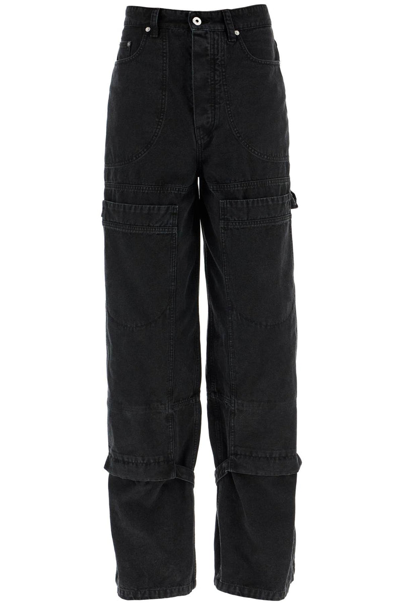 Off-White Carpenter Canvas Pants In Black