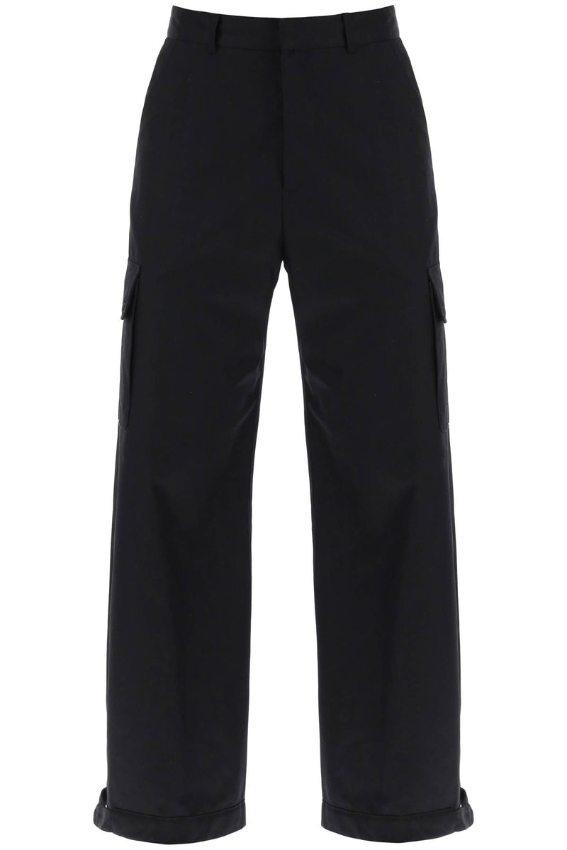 Off-White Wide-Leg Cargo Pants Black