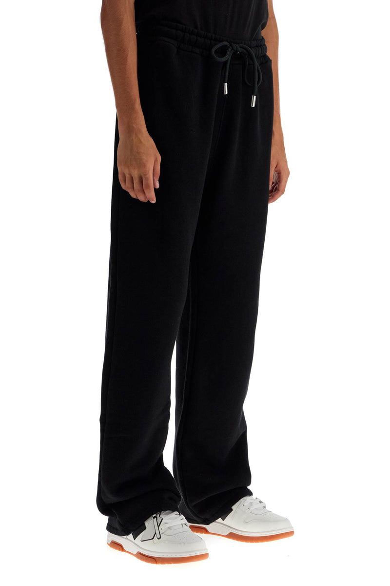 Off-White Jogger Pants With Windy Black