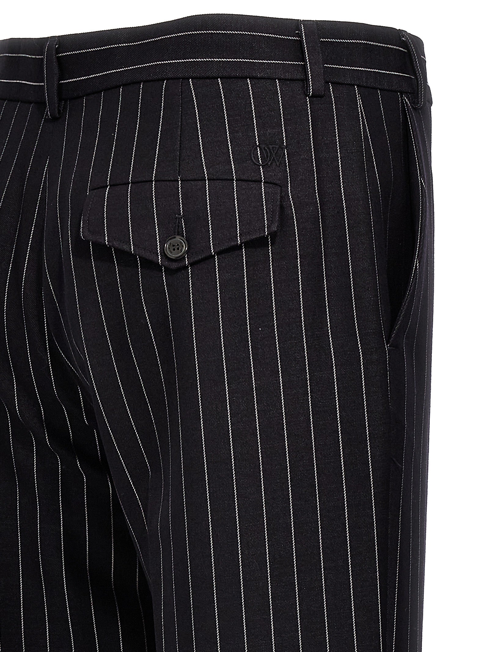 Off-White '23 Pinstripes' Trousers