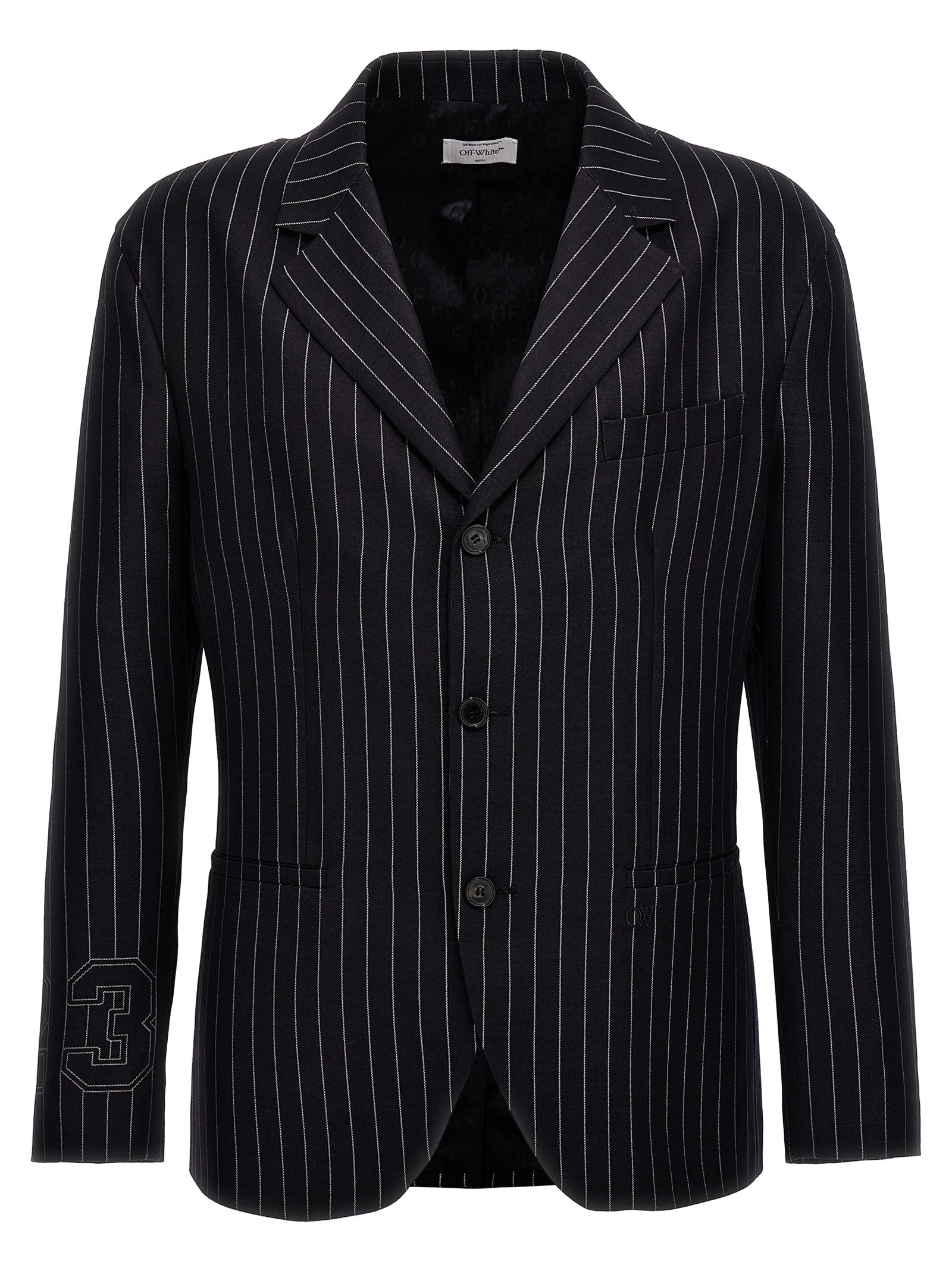 Off-White '23 Pinstripes' Blazer