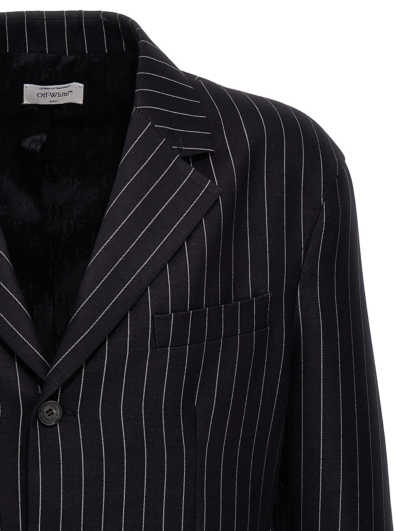 Off-White '23 Pinstripes' Blazer