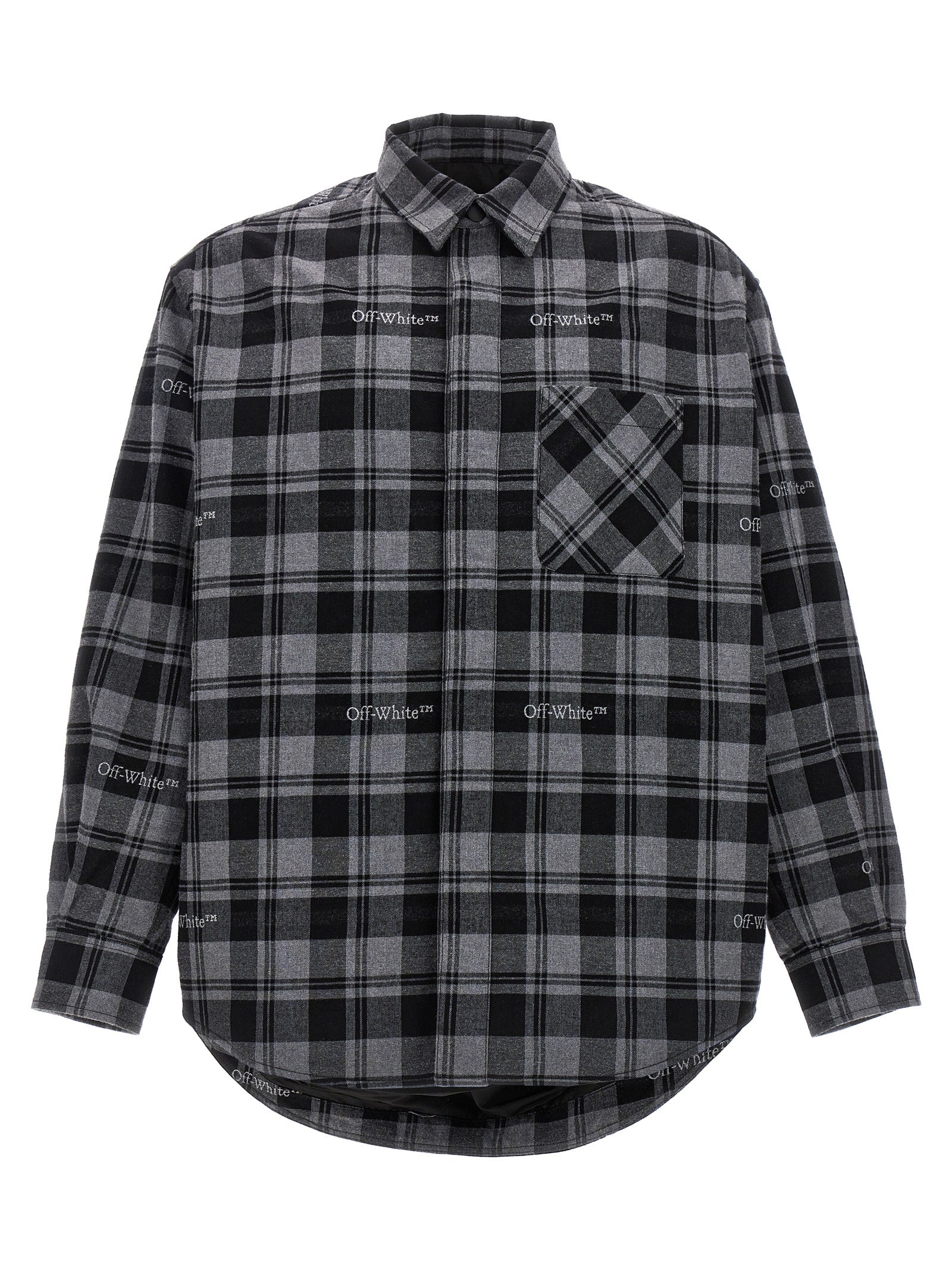 Off-White 'Check Flannel Padded' Jacket