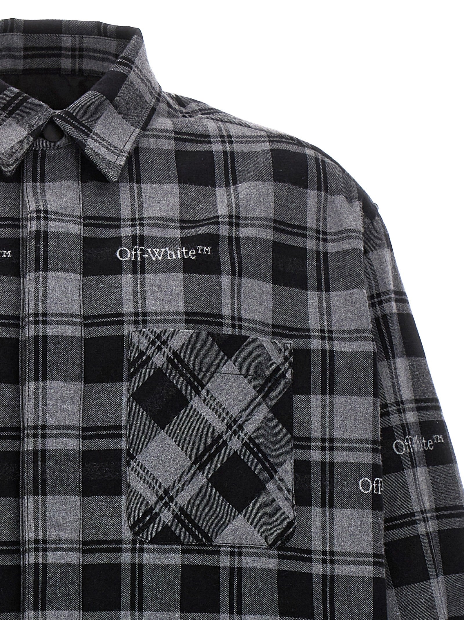 Off-White 'Check Flannel Padded' Jacket