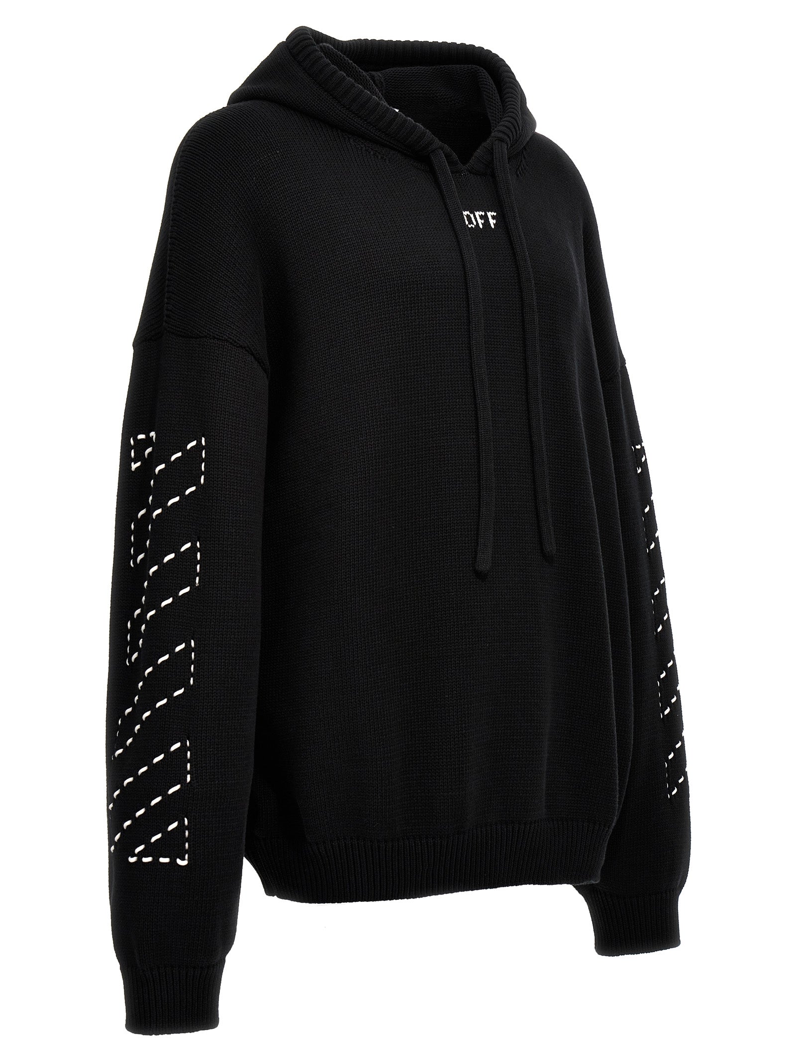 Off-White 'Stitch Arr Diags' Hooded Sweater