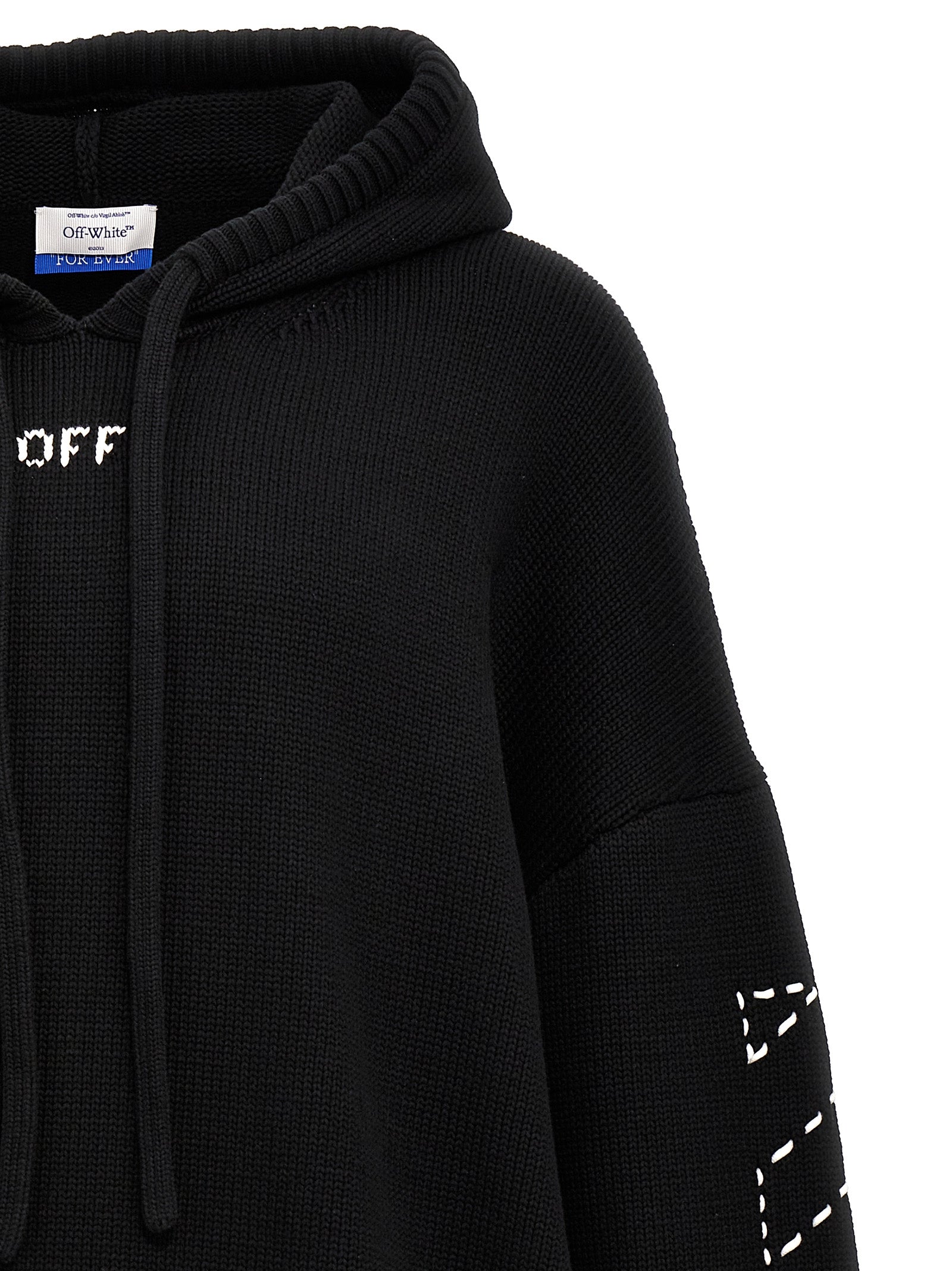 Off-White 'Stitch Arr Diags' Hooded Sweater