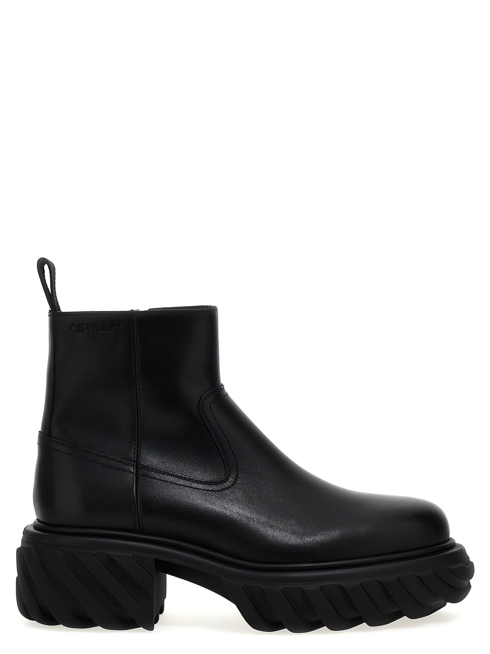 Off-White 'Tractor Motor' Ankle Boots