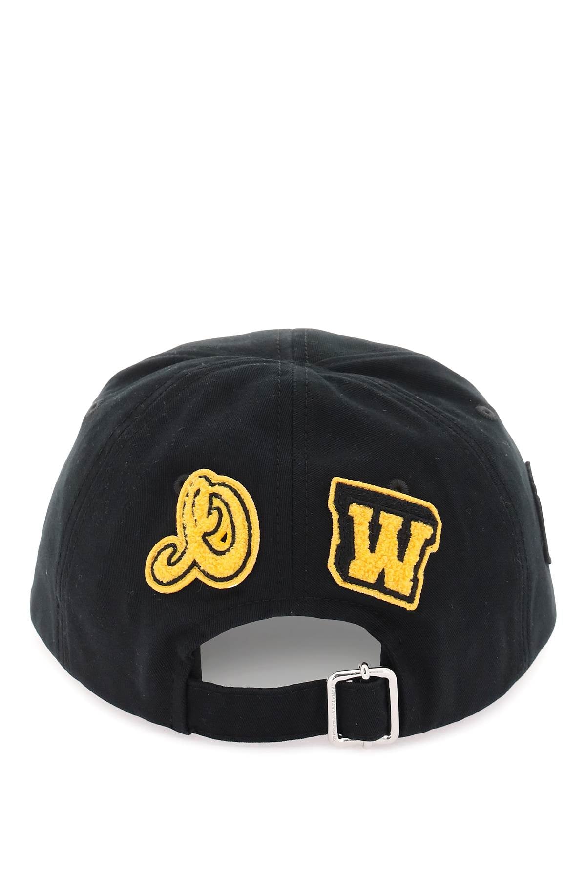 Off-White Baseball Cap With Patch Black