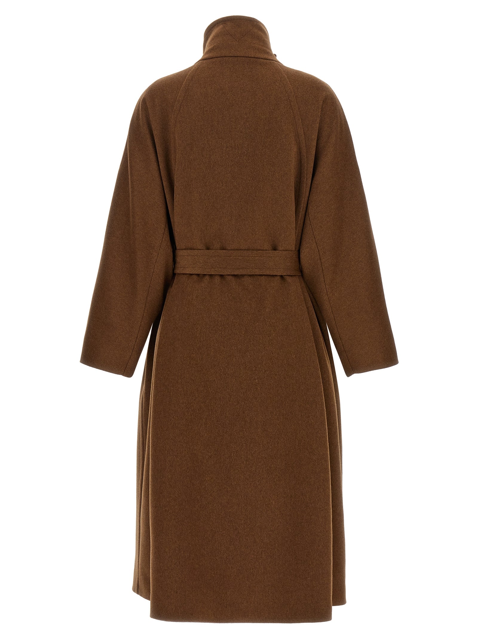 Alberto Biani Double-Breasted Belted Coat