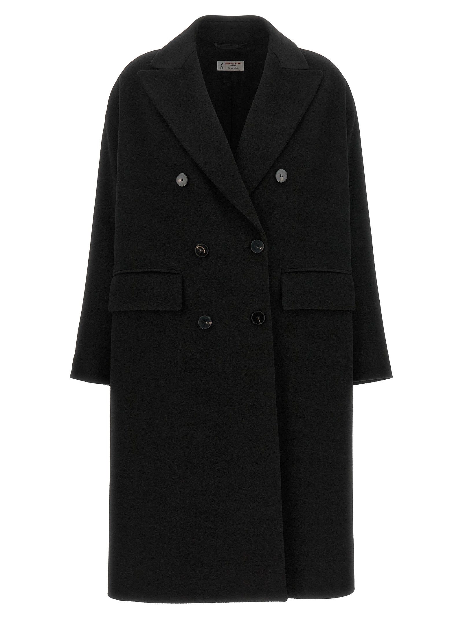 Alberto Biani Double-Breasted Wide Coat