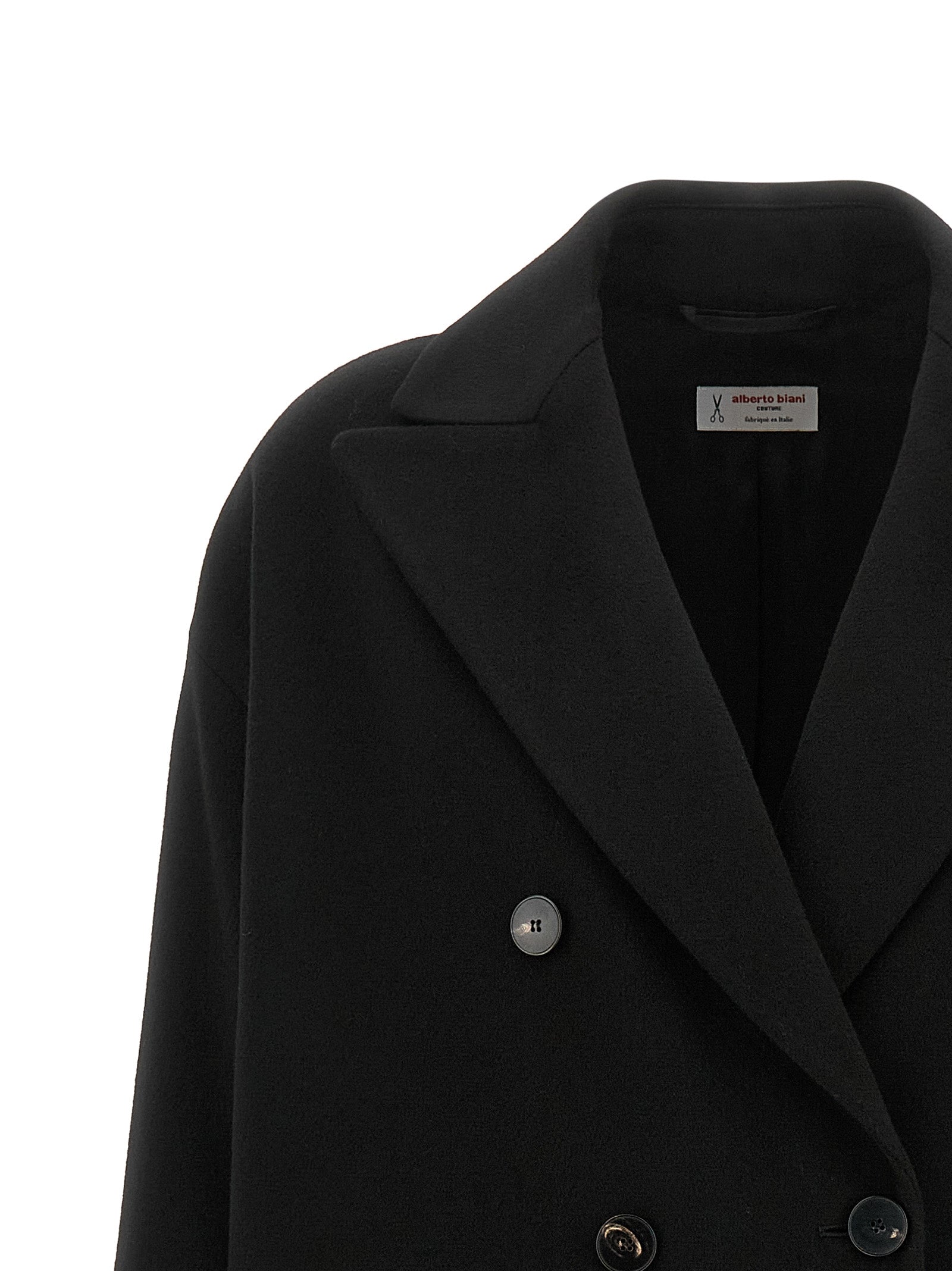 Alberto Biani Double-Breasted Wide Coat