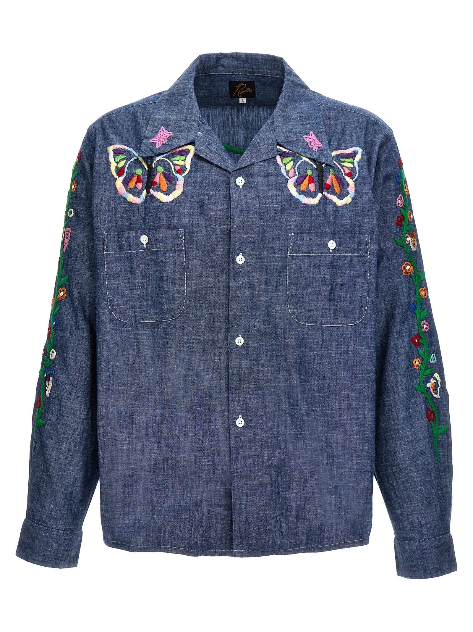 Needles Chambray Embroidery Shirt