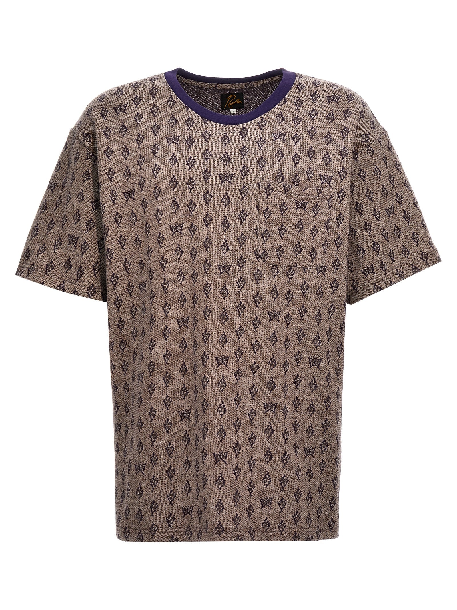 Needles Jacquard Patterned T-Shirt