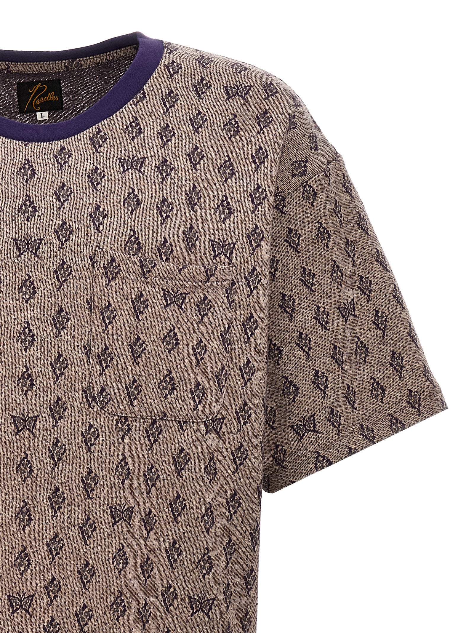 Needles Jacquard Patterned T-Shirt