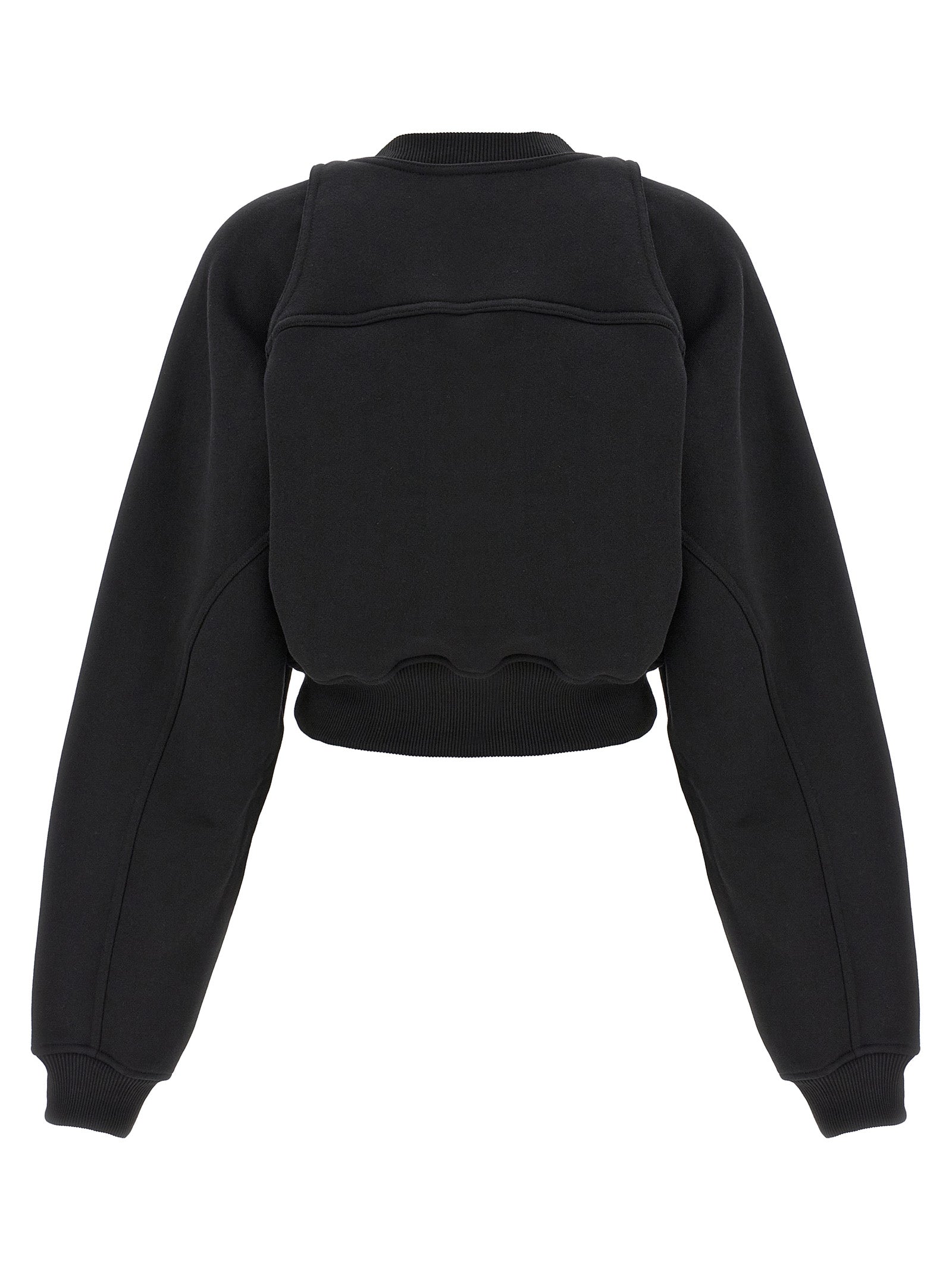 Off-White Cropped Sweatshirt