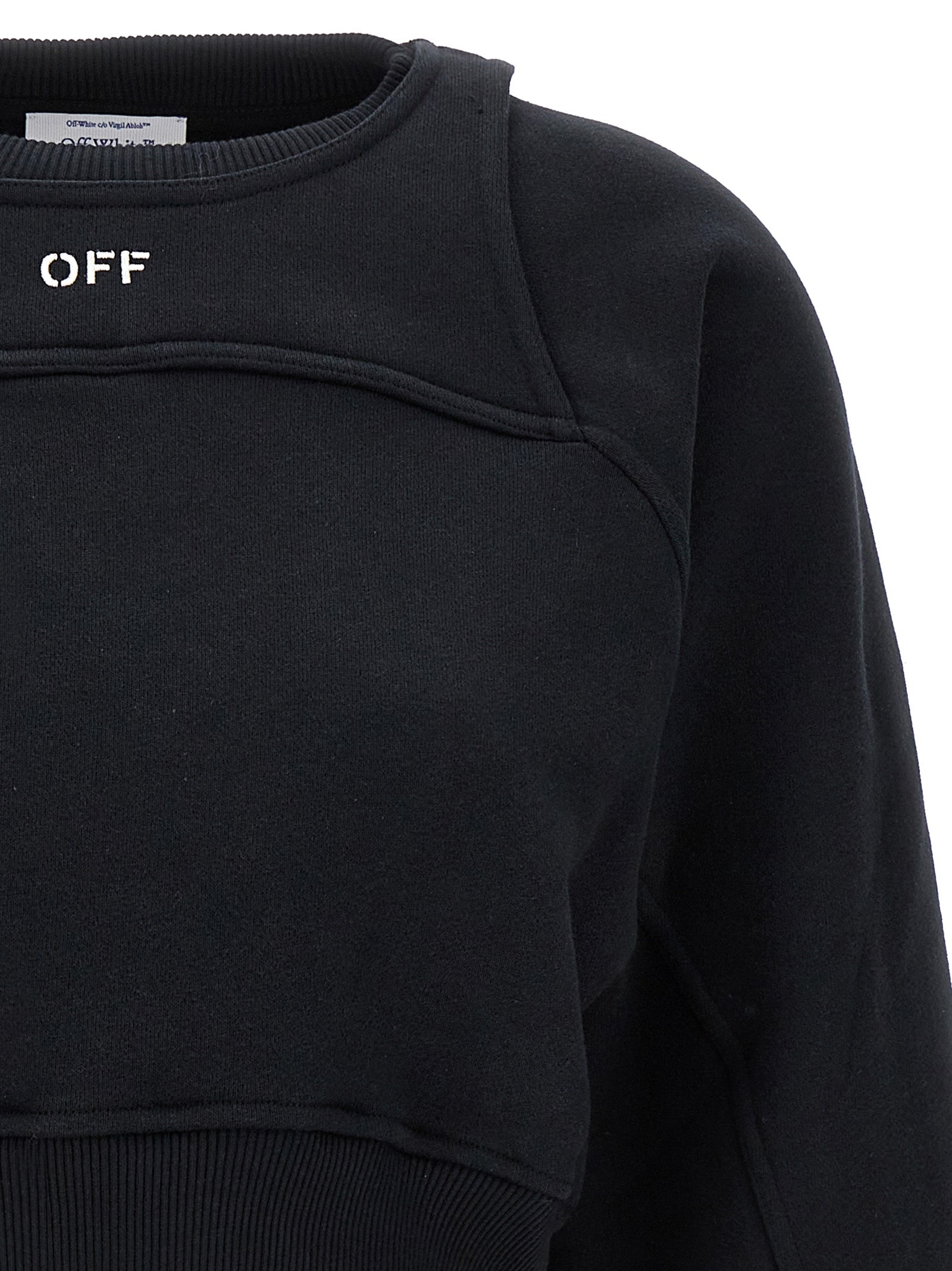 Off-White Logo Embroidery Sweatshirt