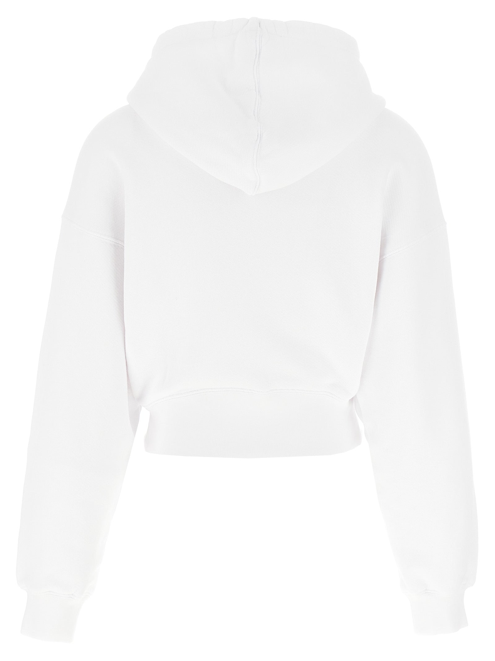 Off-White 'Embr Script Type' Cropped Hoodie