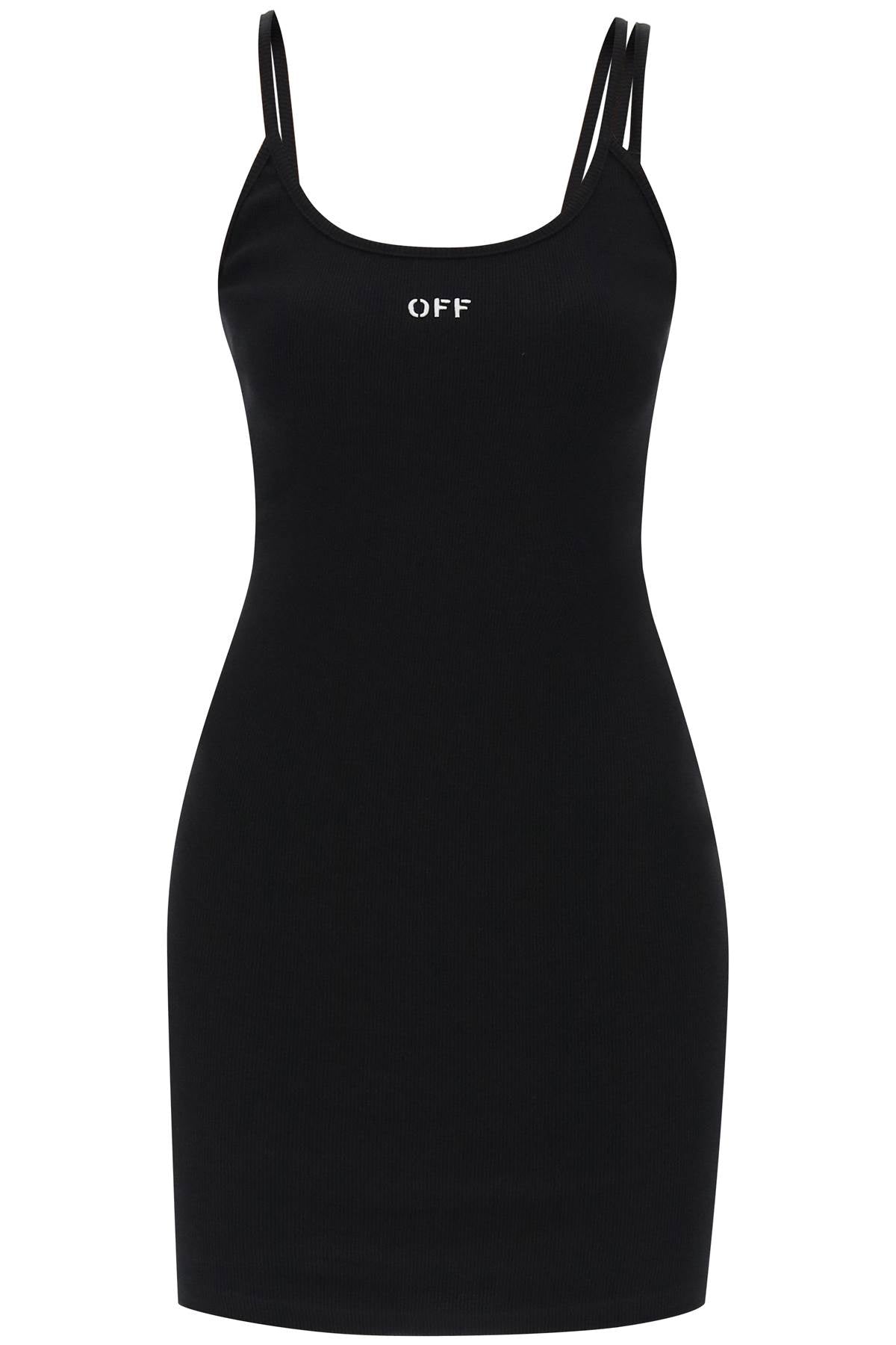 Off-White Tank Dress With Off Embroidery