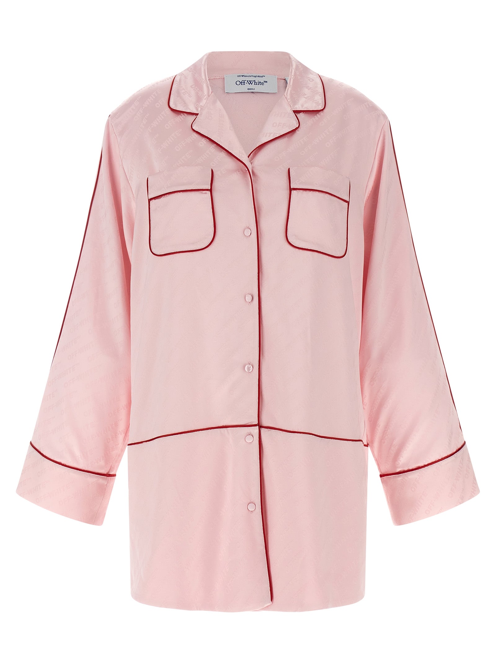 Off-White 'Jacquard Satin New Roxy Pajama' Shirt