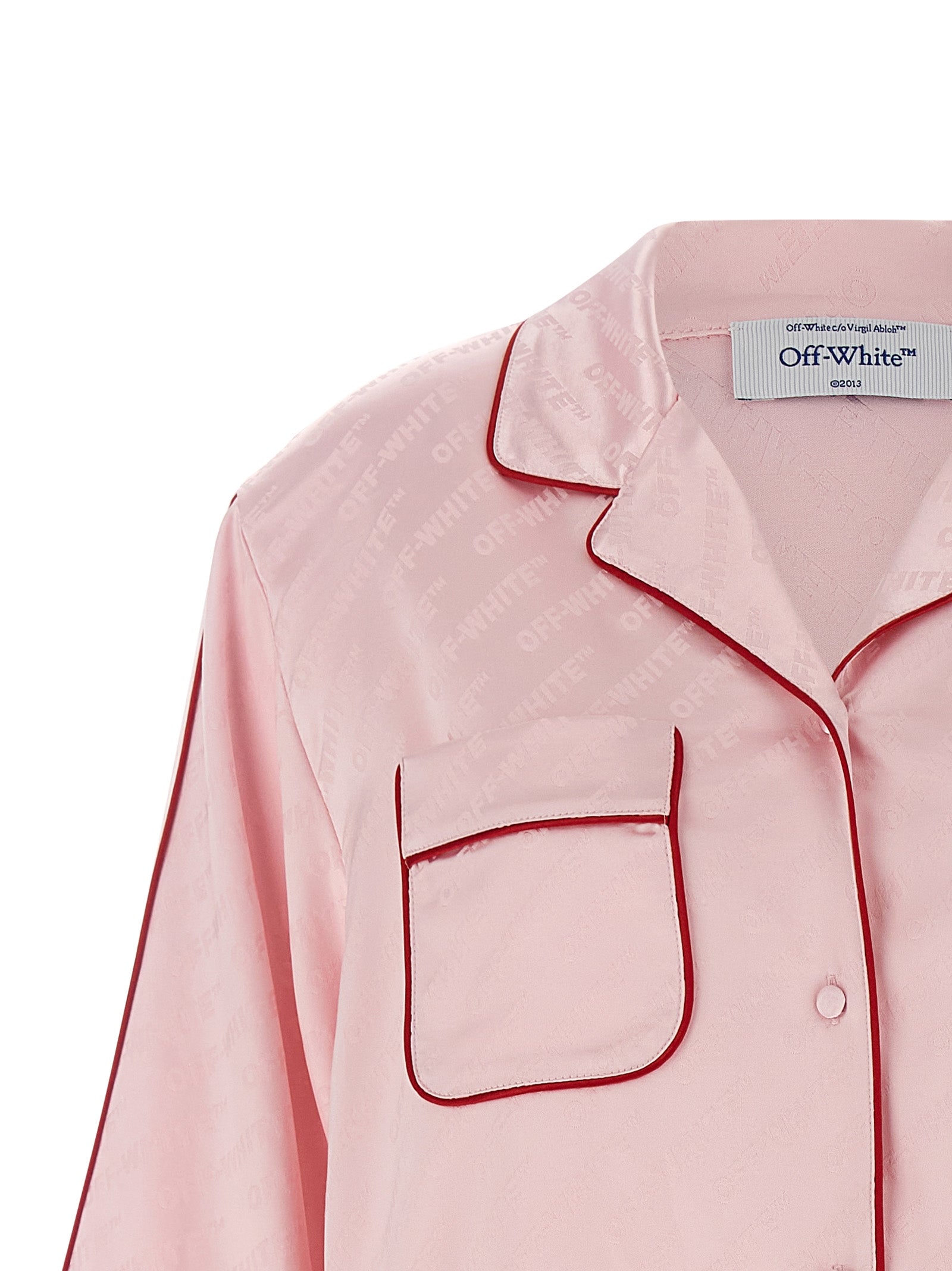 Off-White 'Jacquard Satin New Roxy Pajama' Shirt