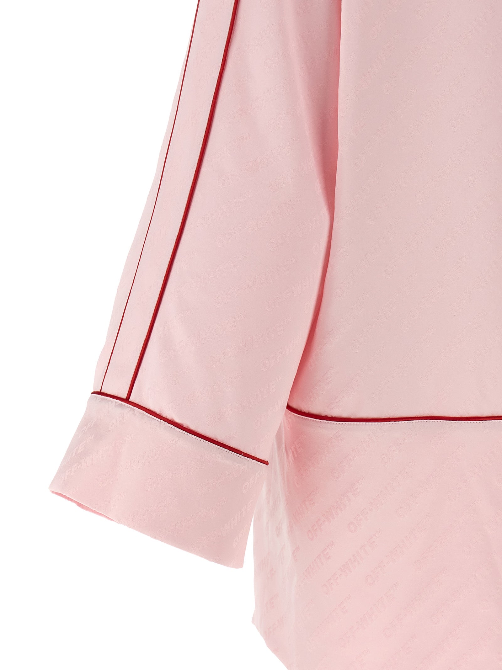 Off-White 'Jacquard Satin New Roxy Pajama' Shirt