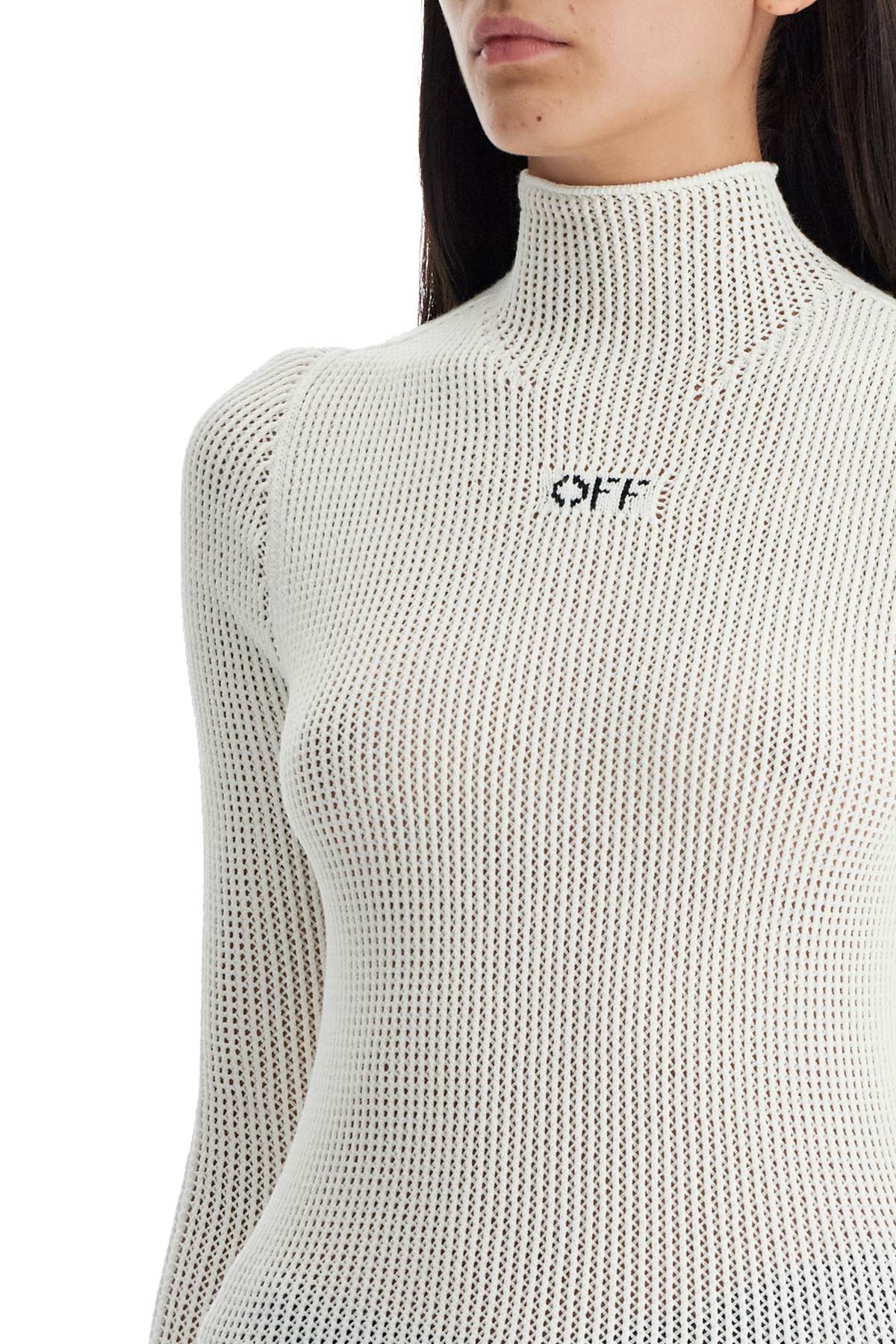 Off-White 'Off Net High Neck Top'