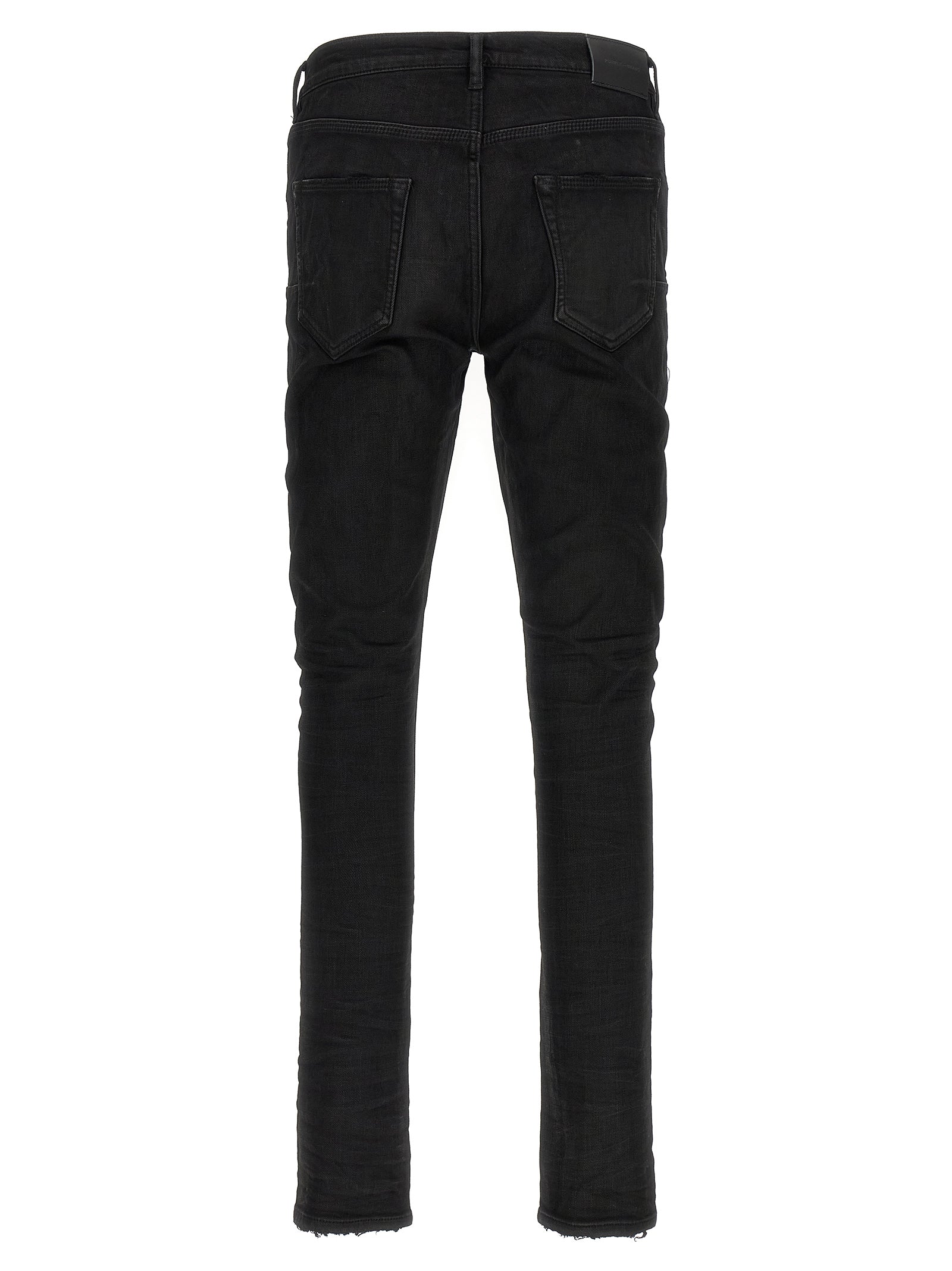 Purple 'P001 Black Resin 3/D' Jeans