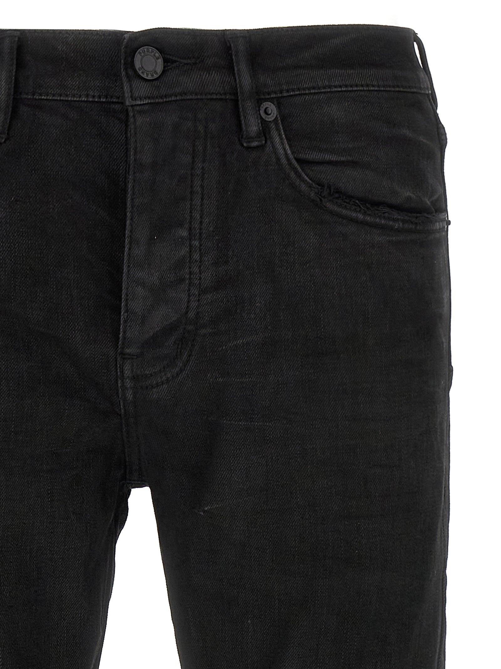 Purple 'P001 Black Resin 3/D' Jeans