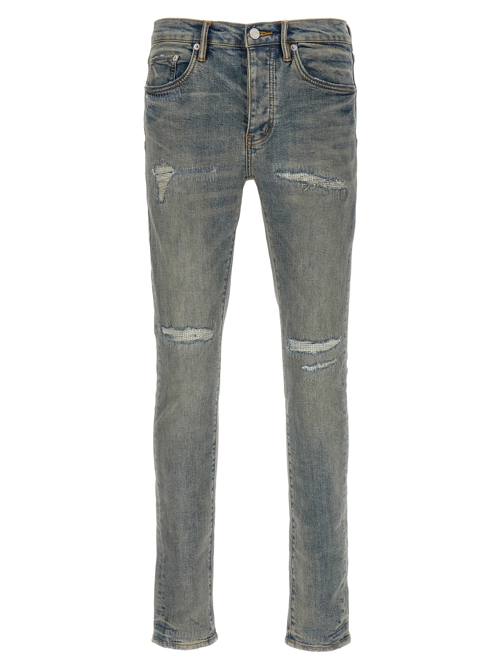 Purple 'P001 Light Blue Vintage' Jeans