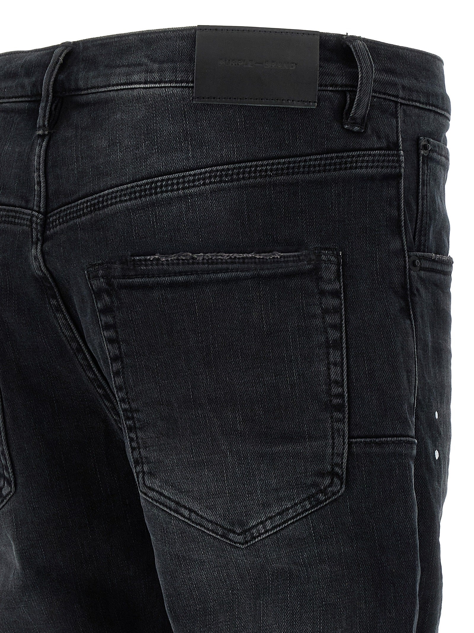 Purple 'Dropped Fit' Jeans