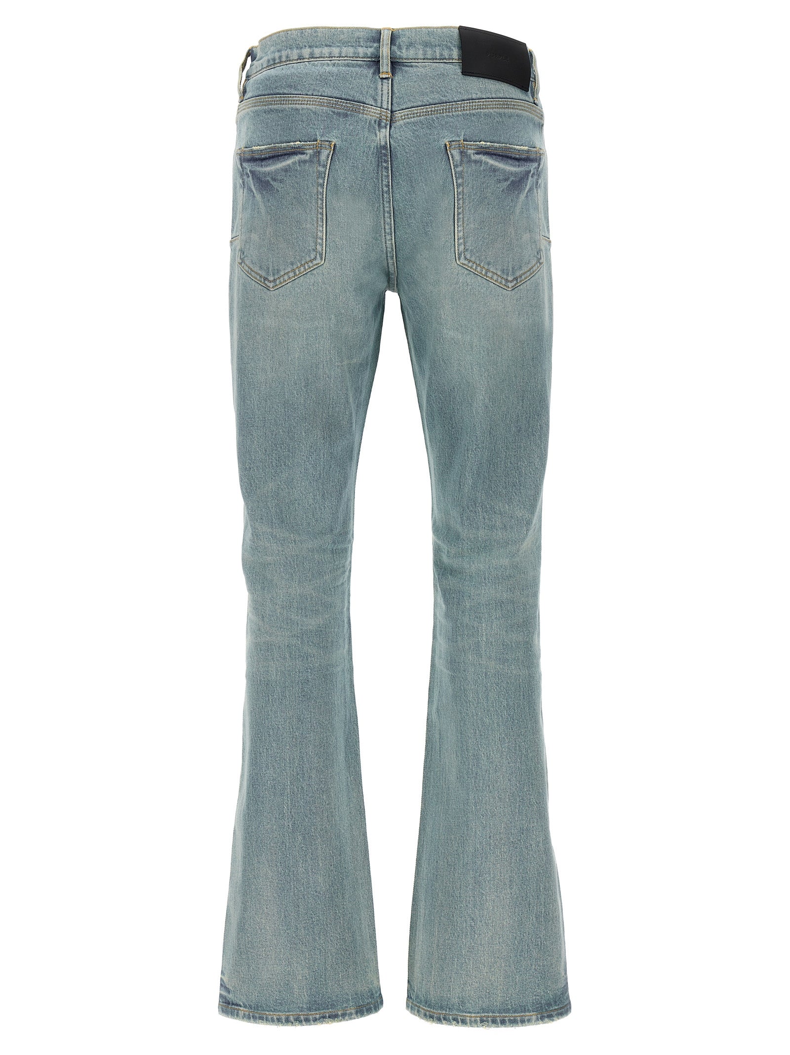 Purple 'P004 Pinner Coated Vintage' Jeans