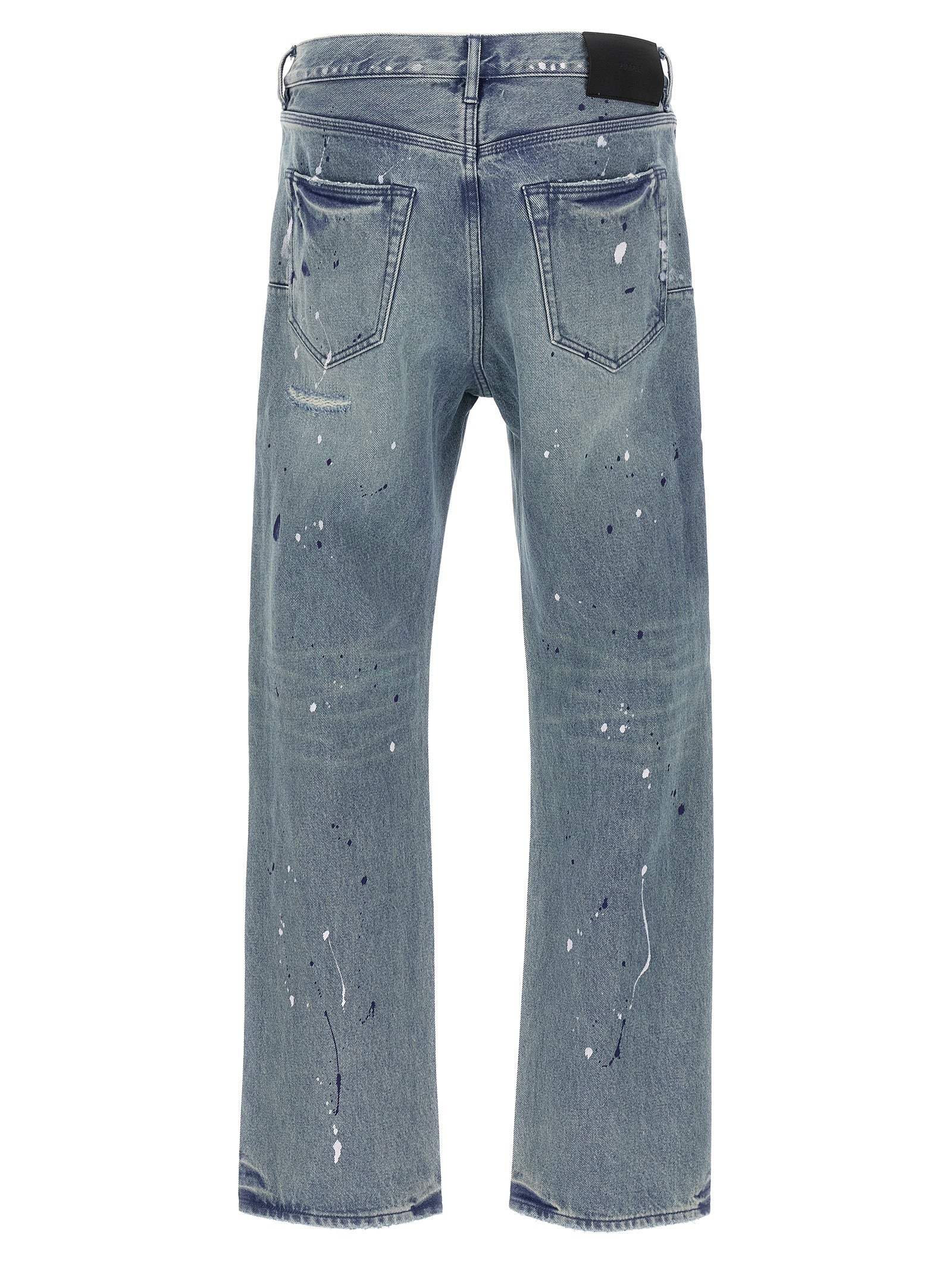 Purple 'Patch Repairs Foil' Jeans