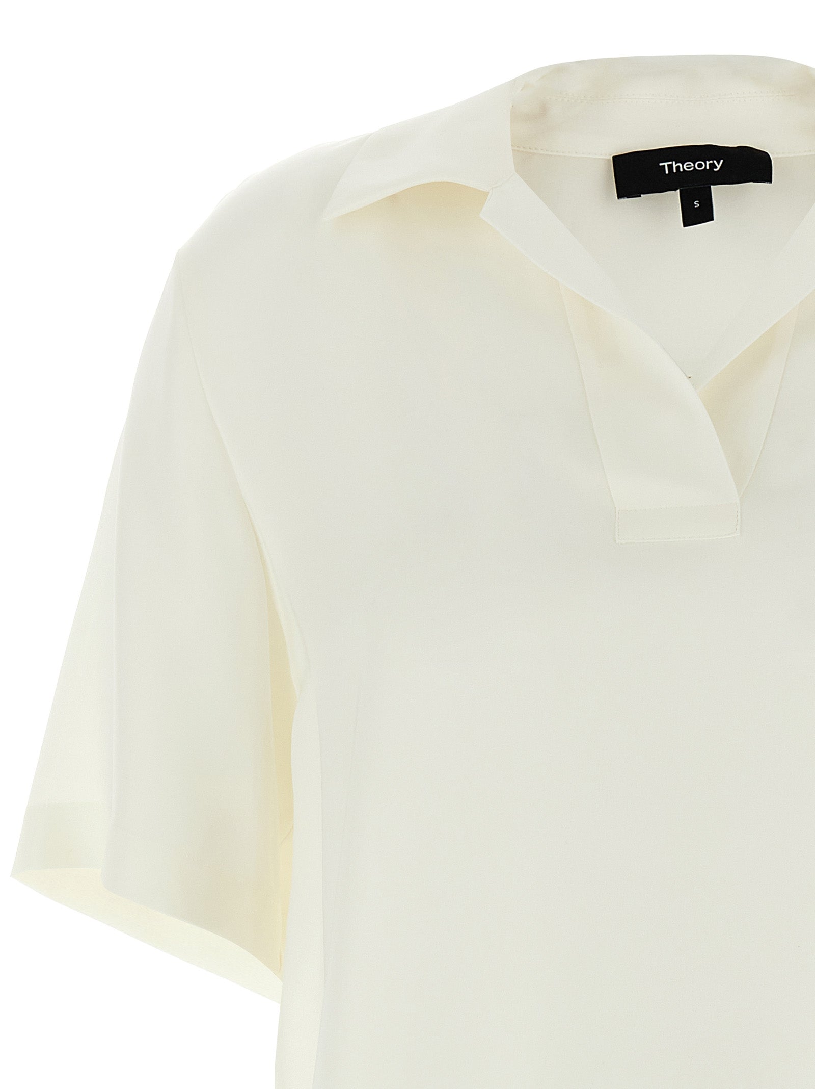 Theory Silk Polo Shirt