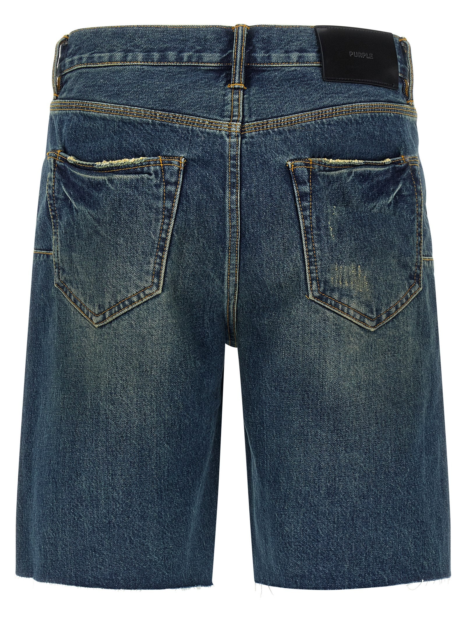 Purple 'P059 Vintage Mid' Bermuda Shorts